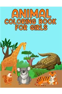 Animal Coloring Book For Girls