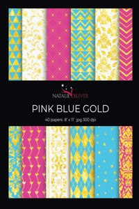 Pink Blue Gold.