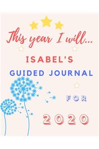 This Year I Will Isabel's 2020 Guided Journal