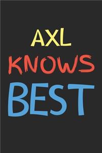 Axl Knows Best