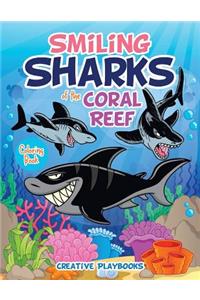 Smiling Sharks of the Coral Reef Coloring Book