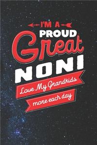 I'm Proud Great Noni Love My Grandkids More Each Day