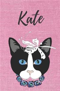 Personalisiertes Notizbuch - Katze Kate