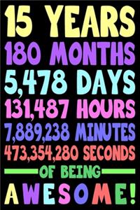 15 Years Of Being Awesome