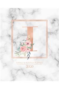 Weekly & Monthly Planner 2020 I