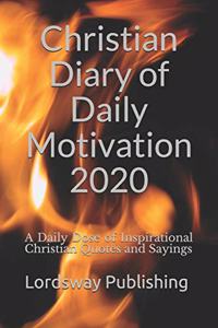 Christian Diary of Daily Motivation 2020