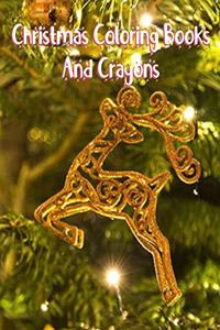 Christmas Coloring Books And Crayons