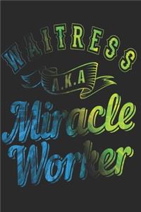 Waitress Notebook