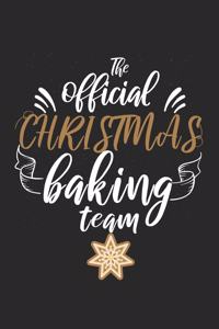 Official Christmas baking team baking Christmas