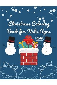 Christmas Coloring Book for Age 4-8
