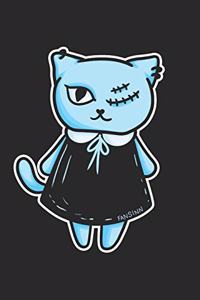Gothic Cat Notebook