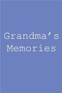 Grandma's memories