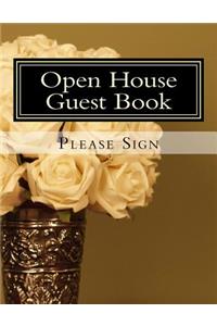 Open House Guest Book