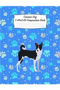 Canaan Dog 7.44 X 9.69 Composition Book