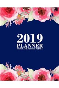 2019 Planner Weekly and Monthly Agenda
