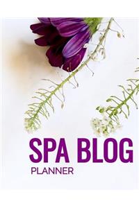 Spa Blog Planner