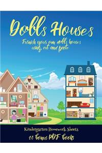 Kindergarten Homework Sheets (Doll House Interior Designer)