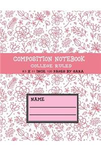 Composition Notebook College Ruled