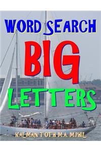 Word Search Big Letters