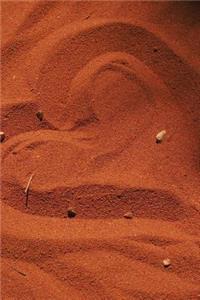 Heart Drawn in Red Sand Journal