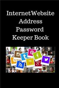 Internet Website Address Password Keeper Book
