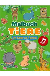 Malbuch Tiere ab 3 Jahren