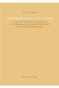 Examination Into the True Teaching