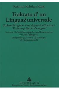 Traktatu d'Un Linguaz Universale