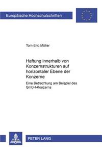 Haftung Innerhalb Von Konzernstrukturen Auf Horizontaler Ebene Der Konzerne