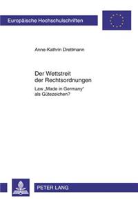 Der Wettstreit Der Rechtsordnungen