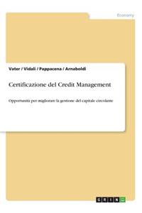 Certificazione del Credit Management