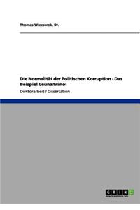 Die Normalitat Der Politischen Korruption