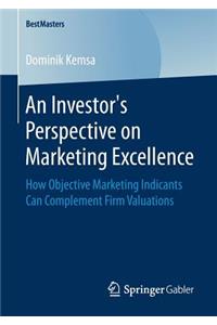 Investor's Perspective on Marketing Excellence