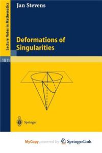 Deformations of Singularities