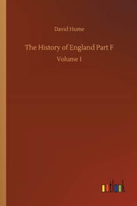 History of England Part F