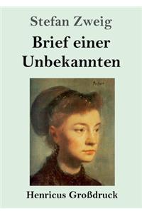Brief einer Unbekannten (Großdruck)