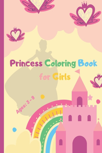 Princess Coloring Book for Girls