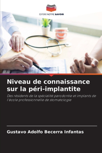 Niveau de connaissance sur la péri-implantite