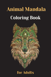 Animal Mandala Coloring Book For Adults