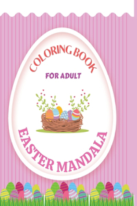 Easter Mandala Coloring Book For Adult