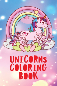 Unicorns Coloring Book