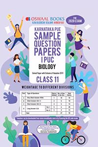 Oswaal Karnataka PUE Sample Question Papers I PUC Class 11 Biology Book (March 2020 Exam)