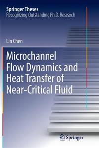 Microchannel Flow Dynamics and Heat Transfer of Near-Critical Fluid