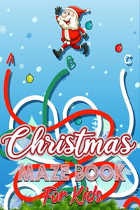 Christmas Maze Book For Kids