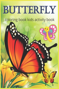 Butterfly coloring book kids activity book