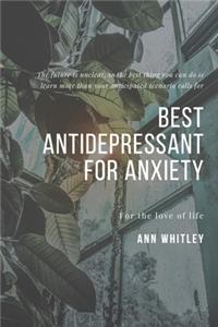 Best Antidepressant For Anxiety