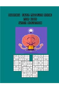 sudoku easy puzzel book for kids with solution