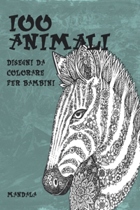 Disegni da colorare per bambini - Mandala - 100 Animali