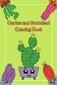 Cactus And Succulent Coloring Book