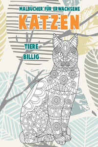 Malbücher für Erwachsene - Billig - Tiere - Katzen